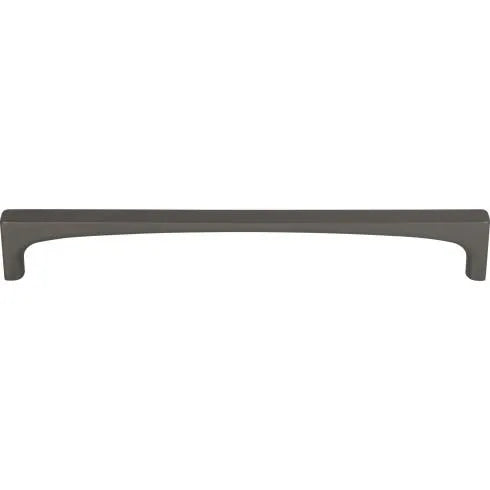 Top Knobs Riverside Pull in Ash Gray