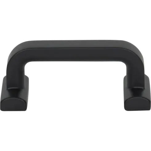 Top Knobs Harrison Pull in Flat Black