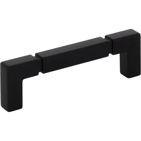 Top Knobs Coddington Langston Pull in Flat Black