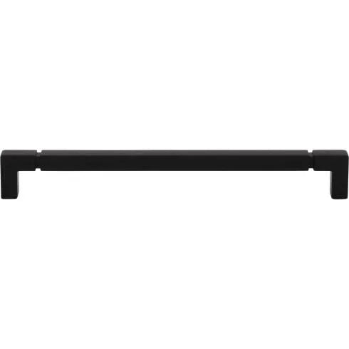 Top Knobs Coddington Langston Pull in Flat Black