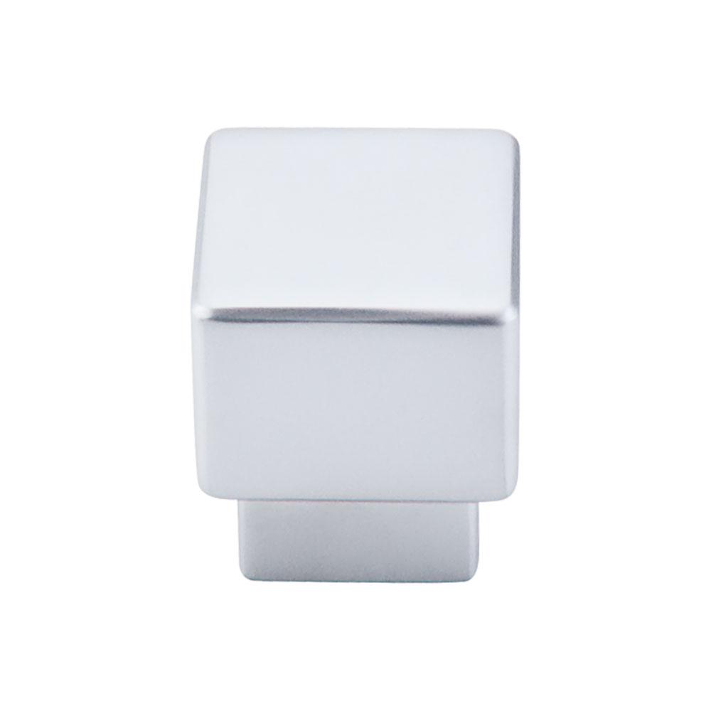 Top Knobs Tapered Medium Square Knob in Aluminum-DirectSinks