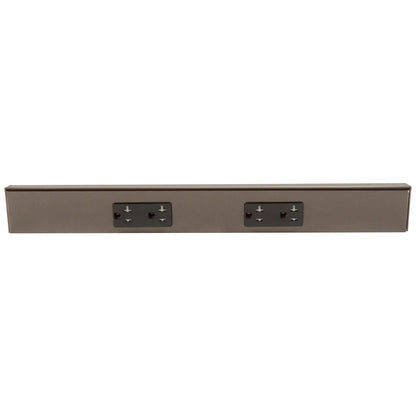 18" Tamper Resistant Two Outlet Under Cabinet Power Strip