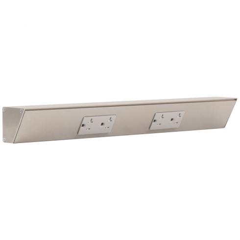 18" Tamper Resistant Two Outlet Under Cabinet Power Strip