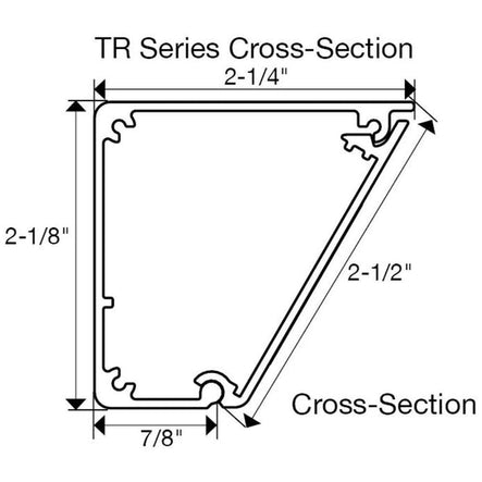 24" Tamper Resistant Two Outlet Under Cabinet Power Strip