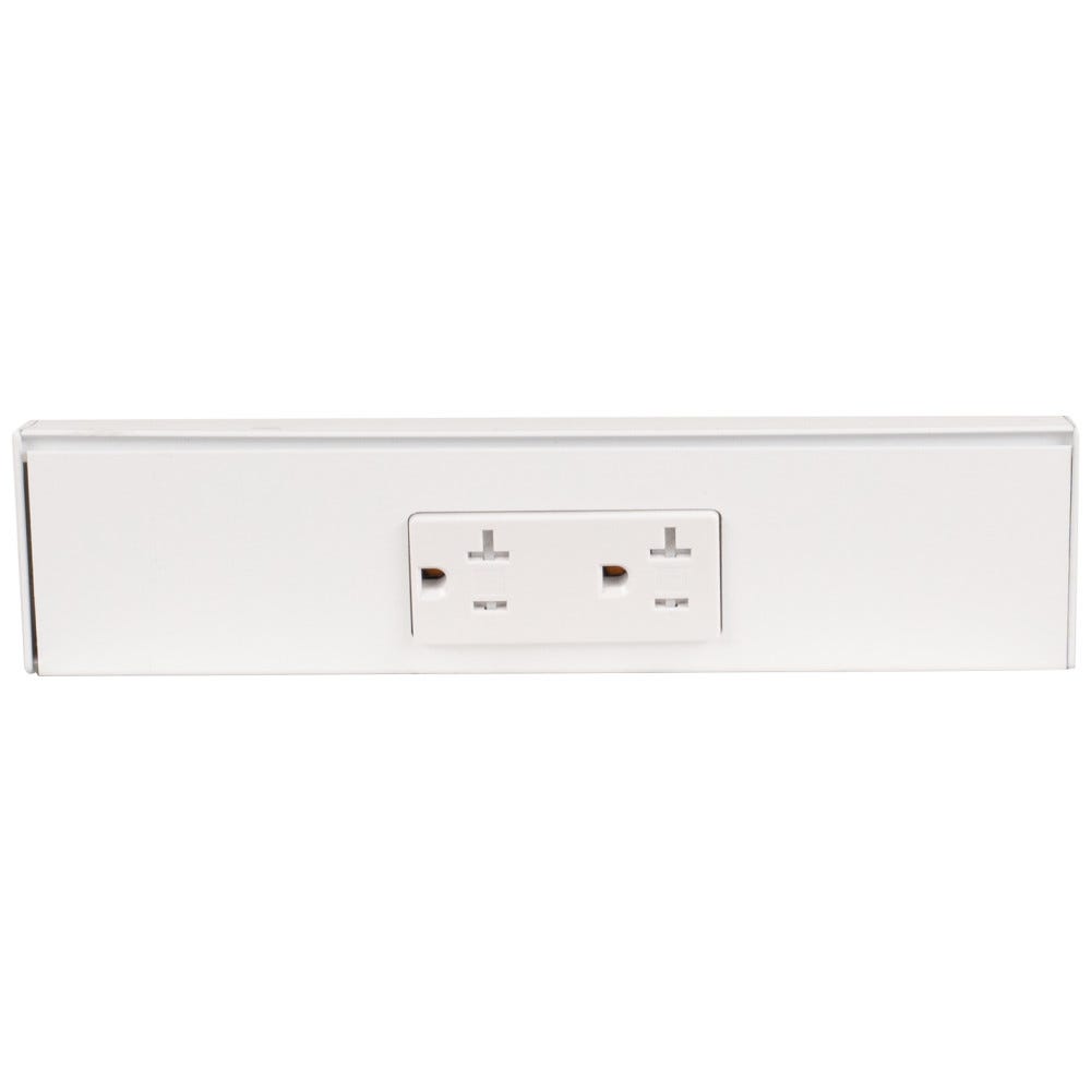 9" Tamper Resistant Single Outlet Under Cabinet Power Strip