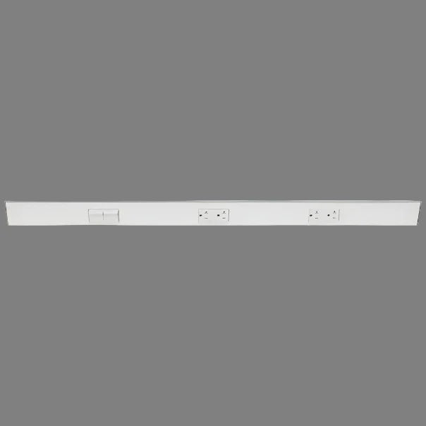 36" Tamper Resistant Outlet & Switches Under Cabinet Power Strip