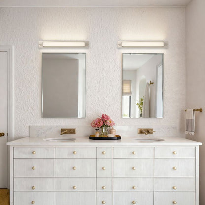 Empire 34" Brushed Nickel Integrated LED Bathroom Vanity Light Bar