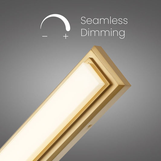 Roman 24" Antique Brass Integrated LED Bathroom Vanity Light Bar