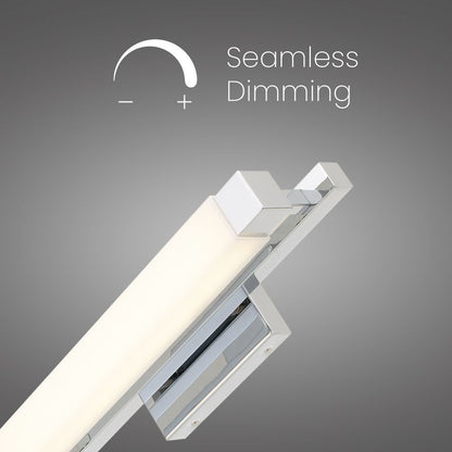 Albion 20" Chrome Integrated LED Bathroom Vanity Light Bar