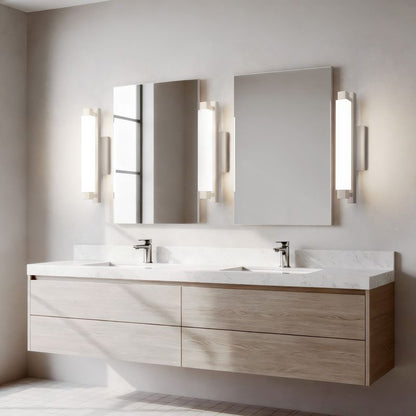 Albion 20" Brushed Nickel Integrated LED Bathroom Vanity Light Bar