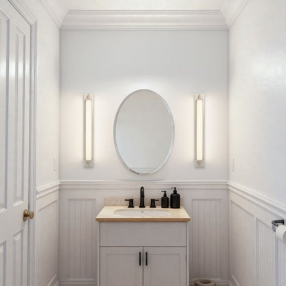 Empire 34" Brushed Nickel Integrated LED Bathroom Vanity Light Bar