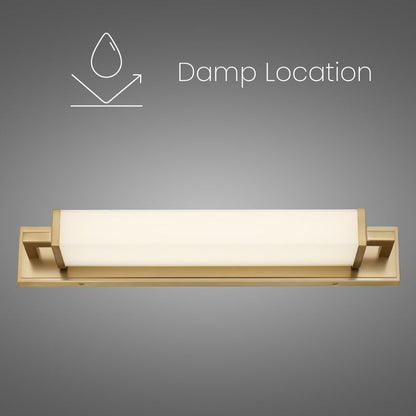 Empire 28" Antique Brass Integrated LED Bathroom Vanity Light Bar