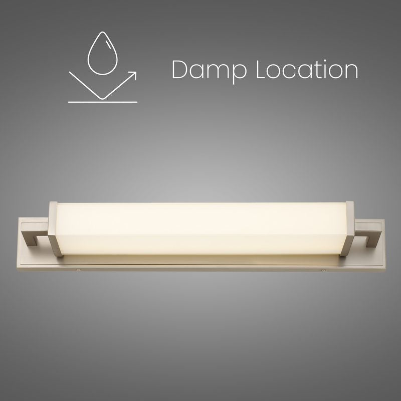 Empire 28" Brushed Nickel Integrated LED Bathroom Vanity Light Bar
