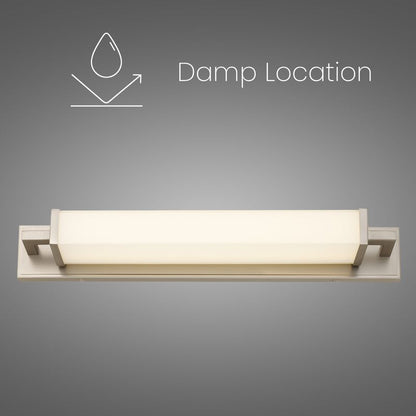 Empire 28" Brushed Nickel Integrated LED Bathroom Vanity Light Bar