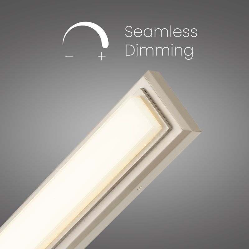 Roman 24" Brushed Nickel Integrated LED Bathroom Vanity Light Bar