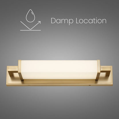 Empire 22" Antique Brass Integrated LED Bathroom Vanity Light Bar