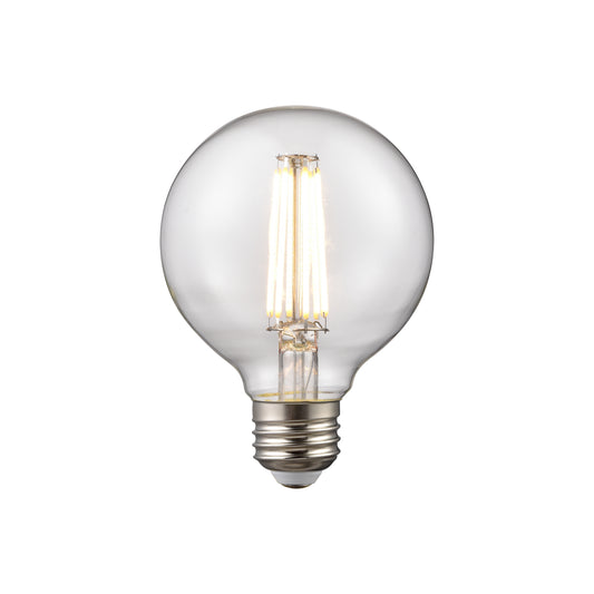 Medium Bulb - Shape G25, Base E26, 2700K - Clear