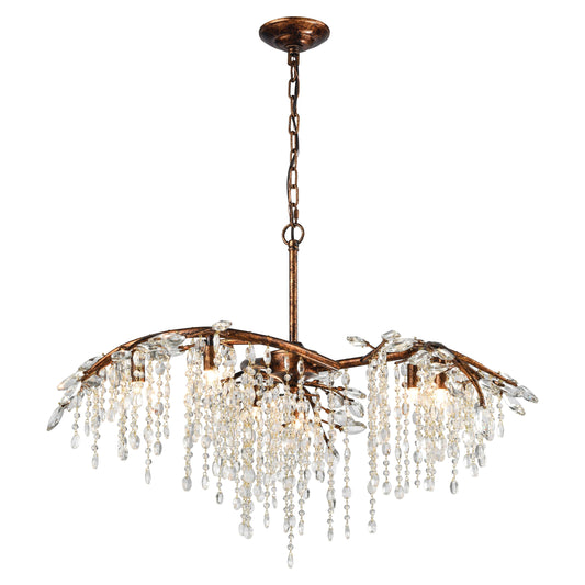 Elk Lighting Elia 32'' Wide 6-Light Chandelier - Spanish Bronze