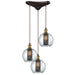 Elk Lighting Bremington 10'' Wide 3-Light Pendant - Oil Rubbed Bronze