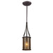 Elk Lighting Barringer 6'' Wide 1-Light Mini Pendant - Aged Bronze