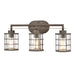 Elk Lighting Gilbert 24'' Wide 3-Light Vanity Light - Rusted Coffee