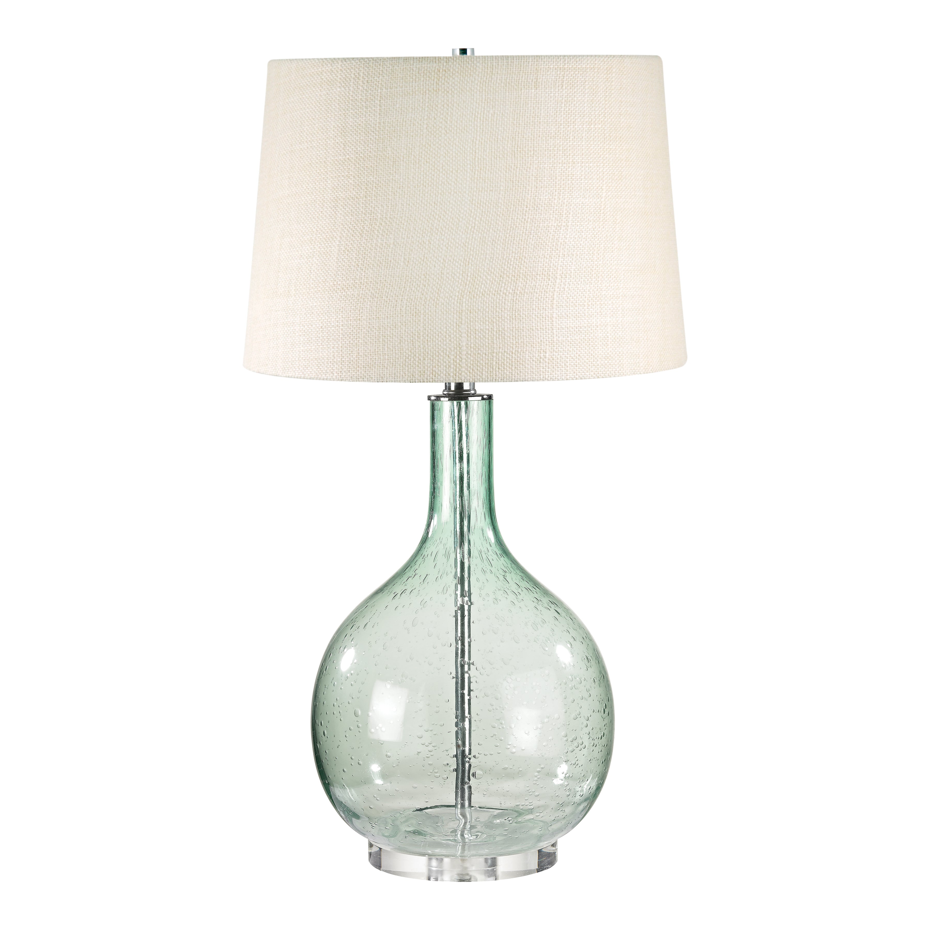 Elk Lighting Glass 28'' High 1-Light Table Lamp - Green