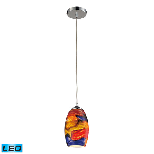 Elk Lighting Surrealist 5'' Wide 1-Light Pendant - Polished Chrome (LED)