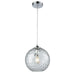 Elk Lighting Watersphere 10'' Wide 1-Light Pendant - Polished Chrome with Clear