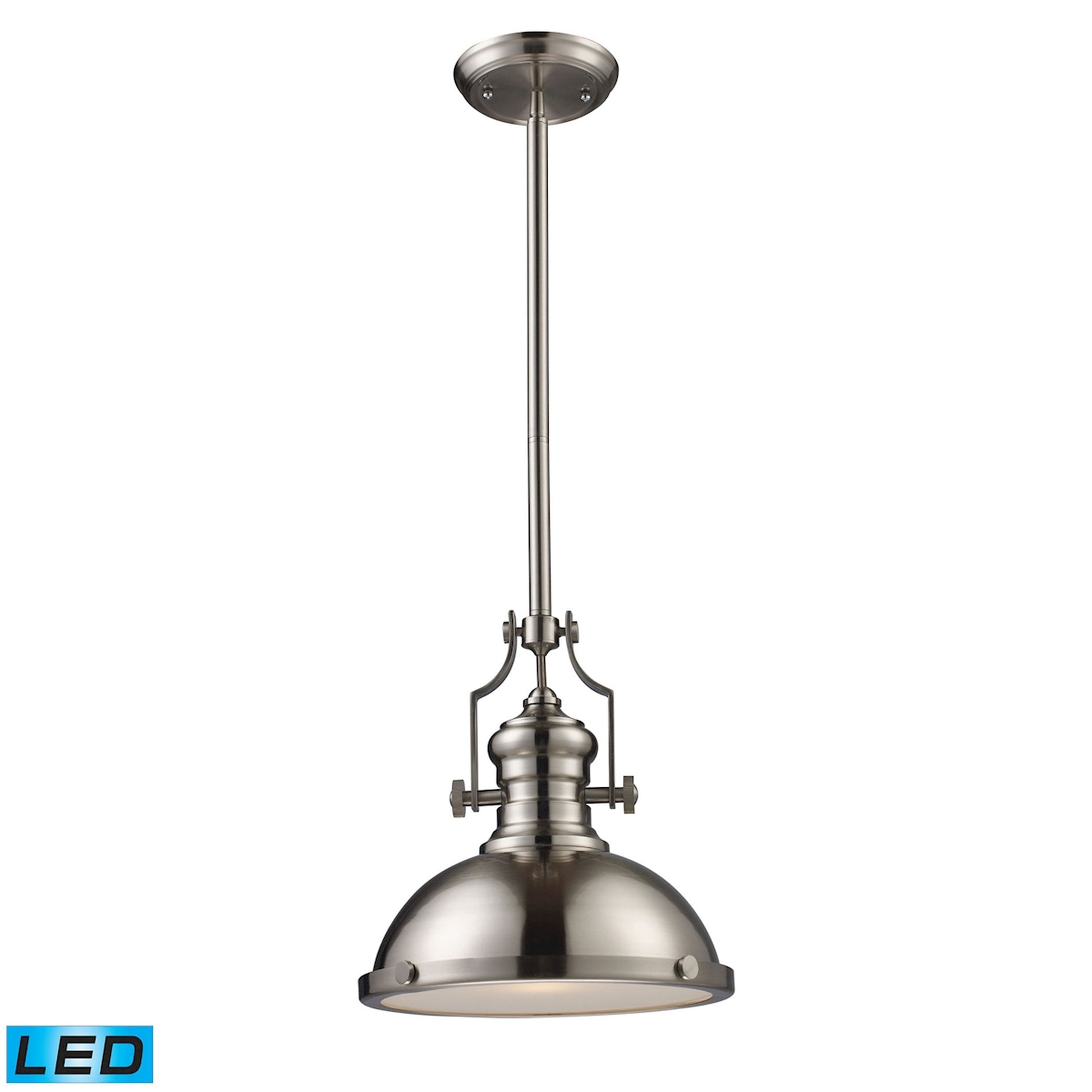 Elk Lighting Chadwick 13'' Wide 1-Light Pendant - Satin Nickel