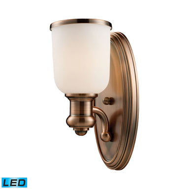 Elk Lighting Brooksdale 13'' High 1-Light Sconce - Antique Copper