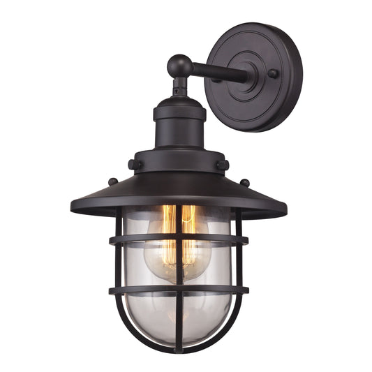 Elk Lighting Seaport 13'' High 1-Light Sconce - Oil Rubbed Bronze