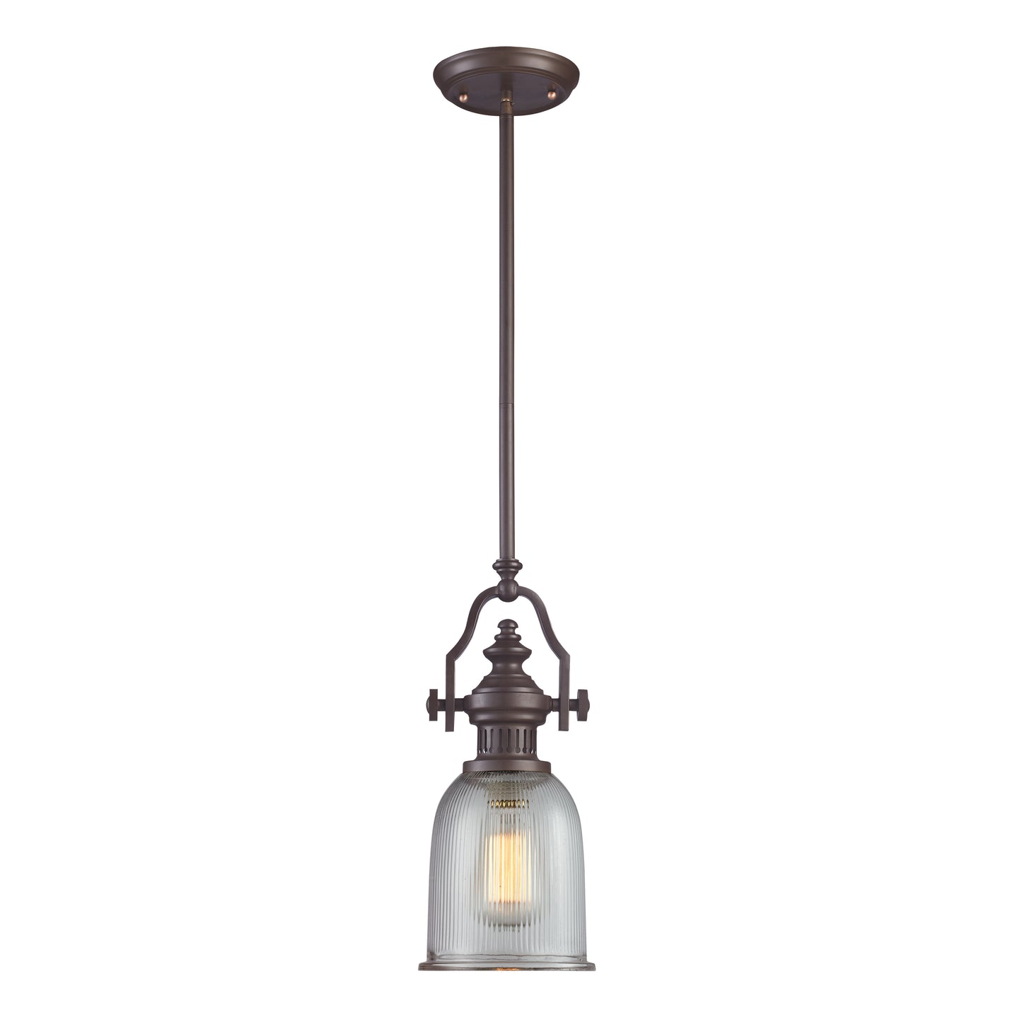 Elk Lighting Chadwick 7'' Wide 1-Light Mini Pendant - Oiled Bronze