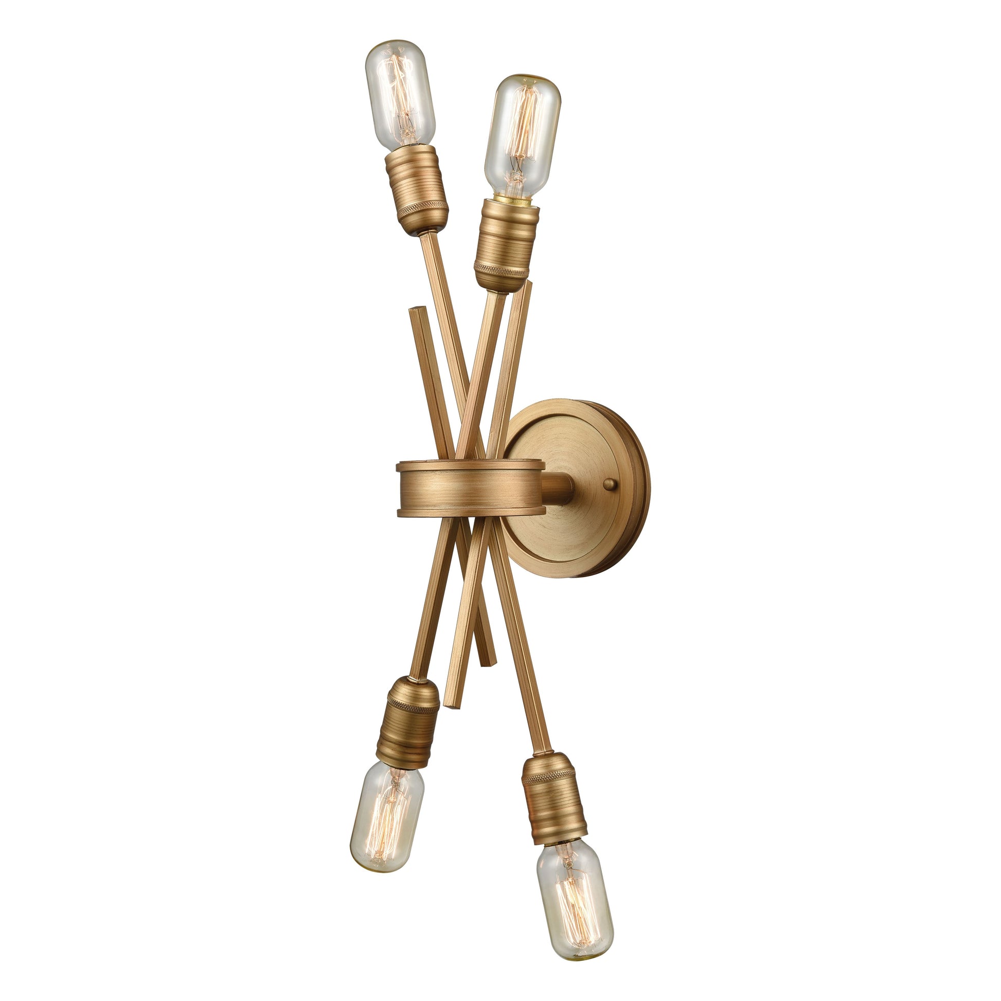 Elk Lighting Xenia 20'' High 4-Light Sconce - Matte Gold