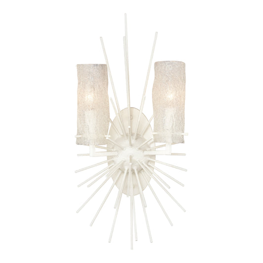 Elk Lighting Sea Urchin 21'' High 2-Light Sconce - White Coral