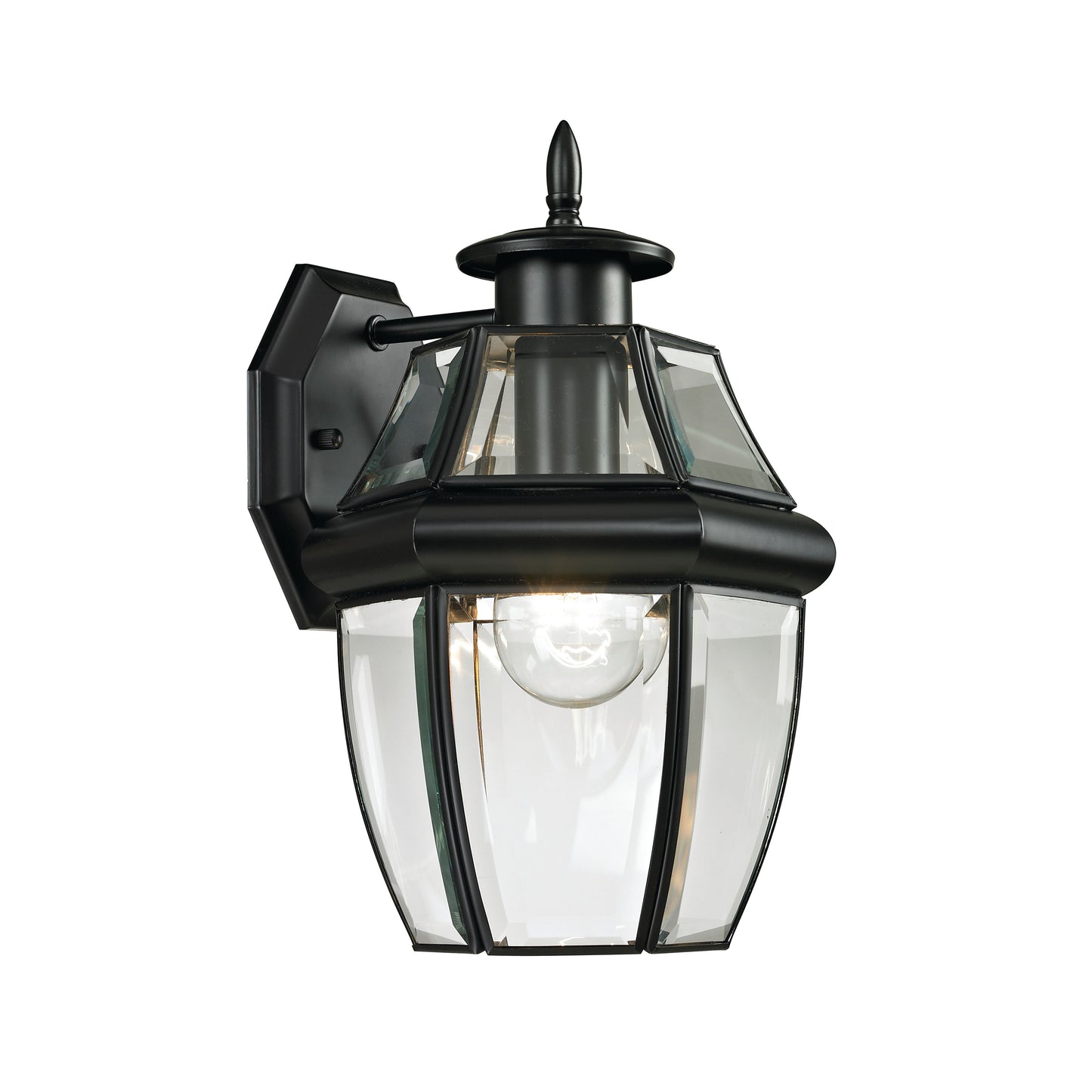 Elk Lighting Ashford 12'' High 1-Light Outdoor Sconce - Black