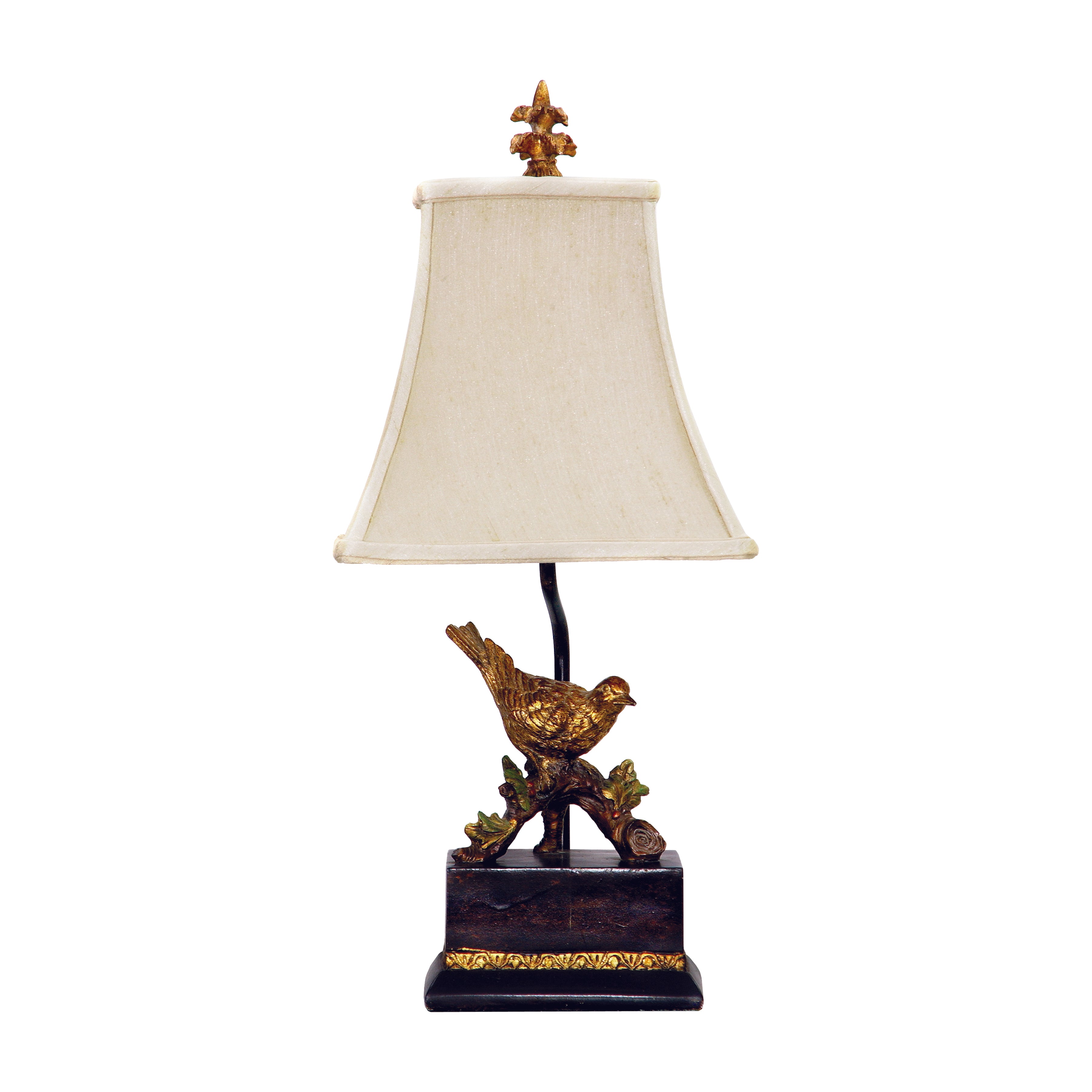 Elk Lighting Perching Robin 21'' High 1-Light Table Lamp - Antique Black