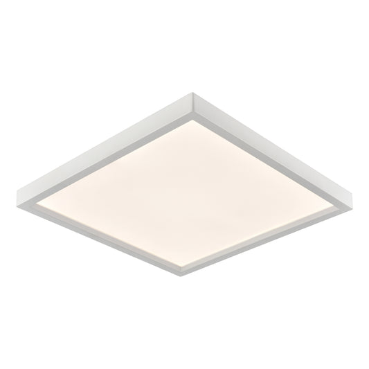 Elk Lighting Titan 8'' Wide Integrated LED Square Flush Mount - White