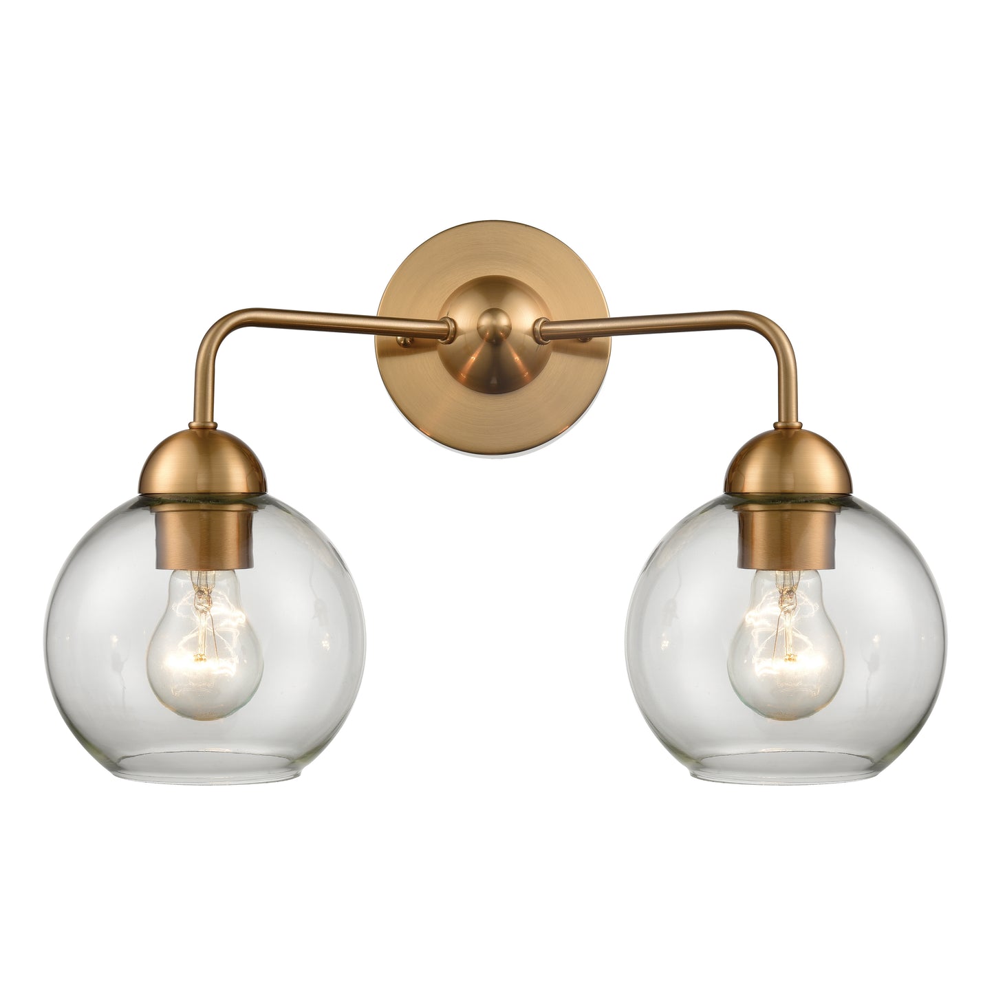 Elk Lighting Astoria 16'' Wide 2-Light Vanity Light - Satin Gold