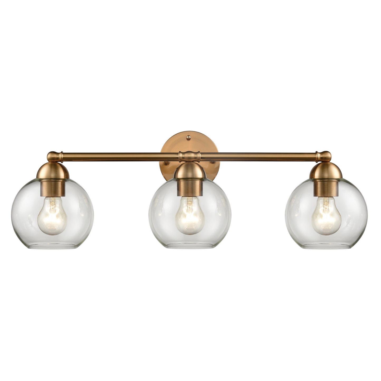 Elk Lighting Astoria 25'' Wide 3-Light Vanity Light - Satin Gold