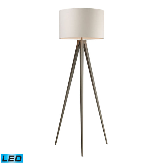 Elk Lighting Salford 61'' High 1-Light Floor Lamp - Satin Nickel