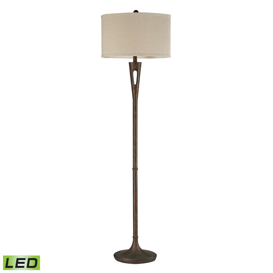 Elk Lighting Martcliff 65'' High 1-Light Floor Lamp - Burnished Bronze