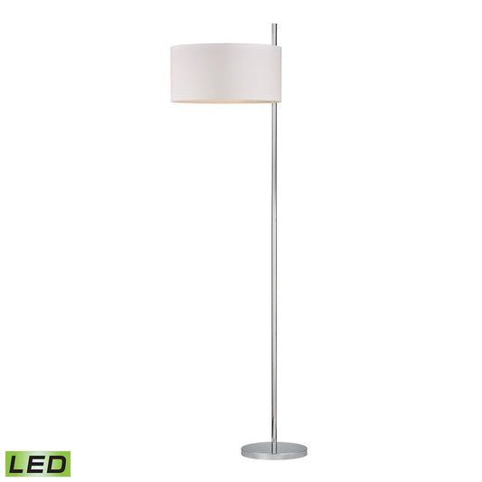 Elk Lighting Attwood 64'' High 1-Light Floor Lamp - Polished Nickel