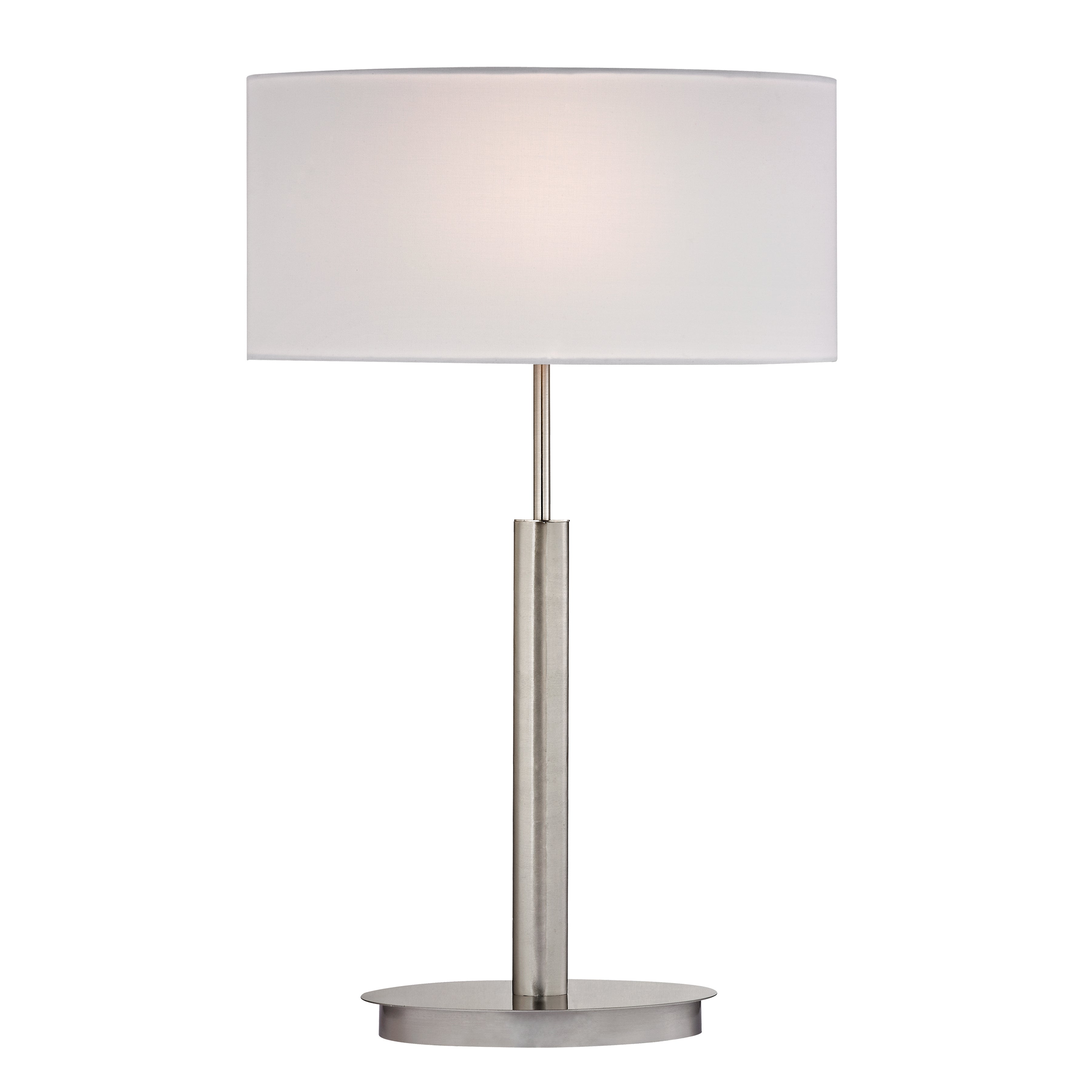 Elk Lighting Port Elizabeth 24'' High 1-Light Table Lamp - Satin Nickel