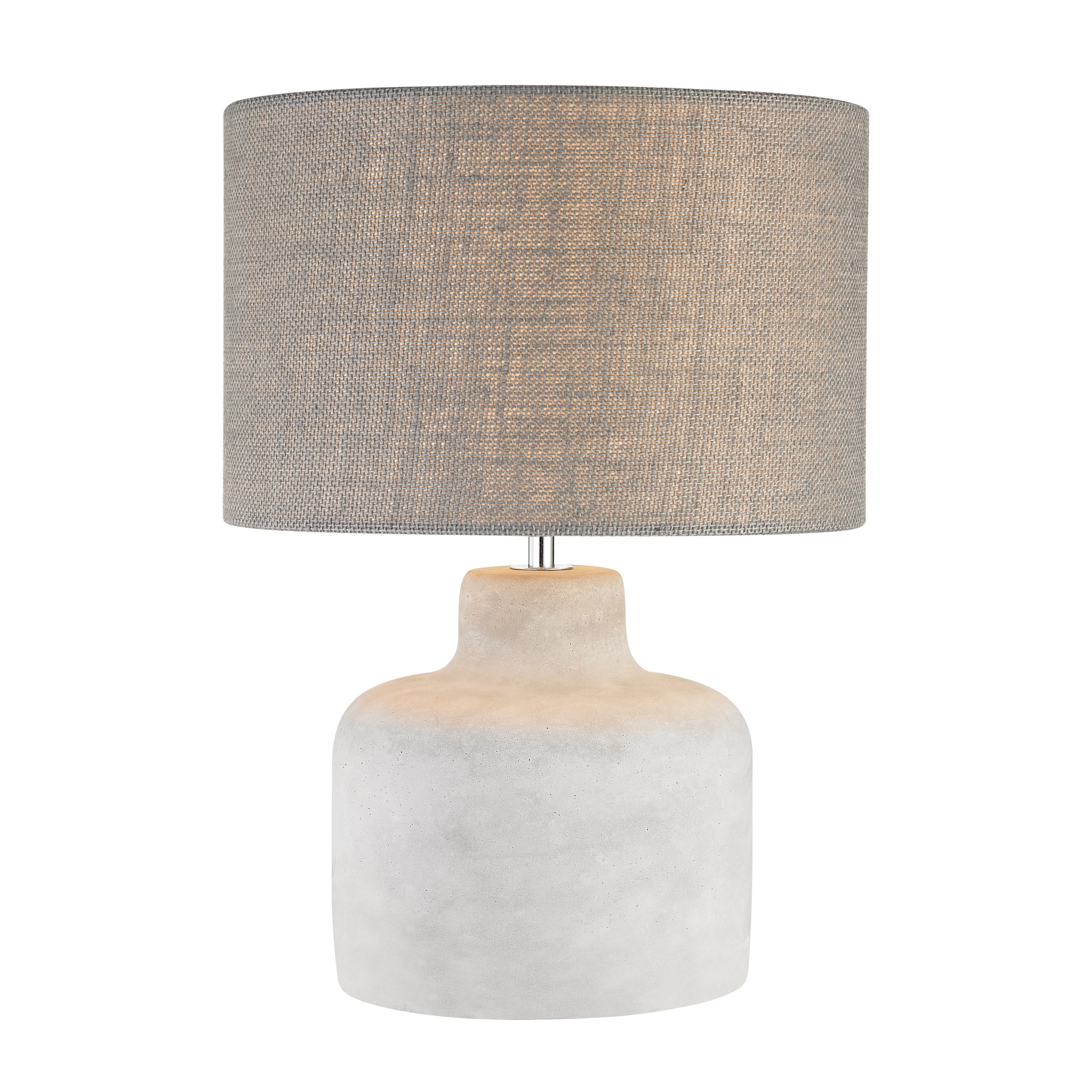 Elk Lighting Rockport 17'' High 1-Light Table Lamp - Polished Concrete