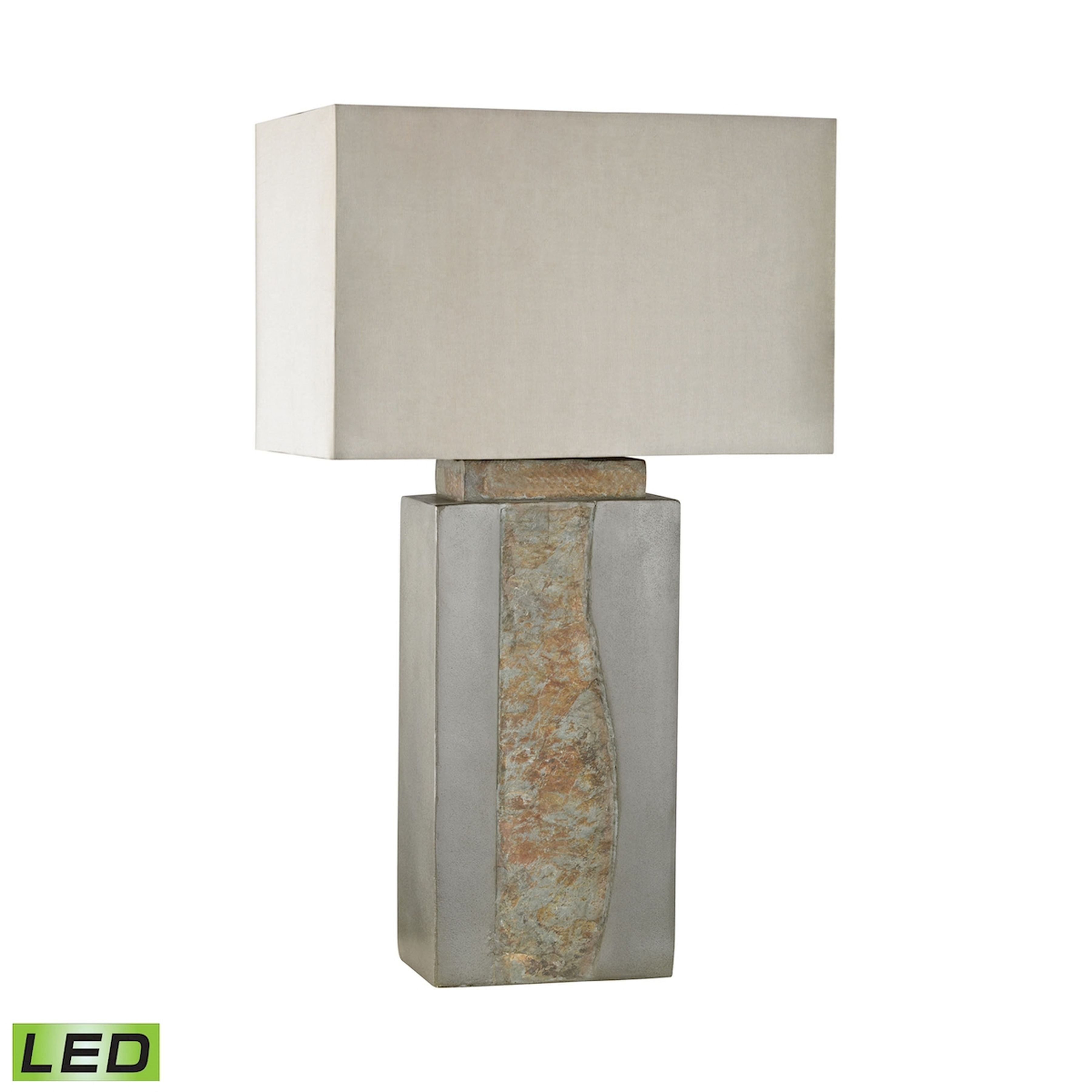 Elk Lighting Musee 32'' High 1-Light Outdoor Table Lamp - Gray