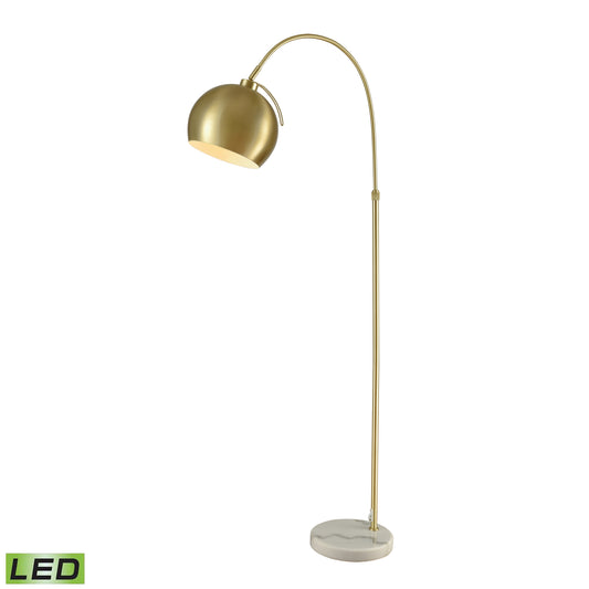 Elk Lighting Kopernikus 61'' High 1-Light Floor Lamp - Aged Brass - Includes LED Bulb
