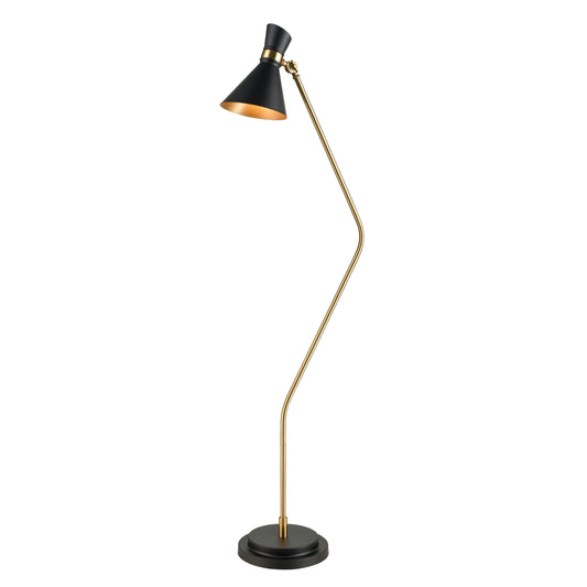 Elk Lighting Virtuoso 60'' High 1-Light Floor Lamp - Black