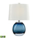 Elk Lighting Playa Linda 19'' High 1-Light Table Lamp - Blue - Includes LED Bulb