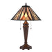 Elk Lighting Foursquare 24'' High 2-Light Table Lamp - Tiffany Bronze
