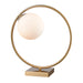Elk Lighting Moondance 15'' High 1-Light Table Lamp - Aged Brass